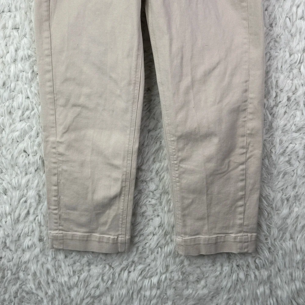 Everlane The‎ Straight Leg Crop Short Beige Womens Size 0 Classic Minimalist